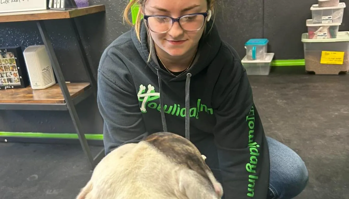 Dog at Howliday Inn Pet Resort — benefits of professional training include